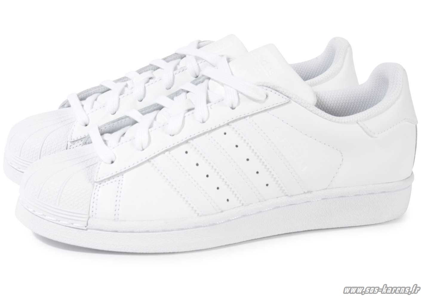 adidas superstar femme blanc